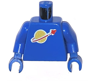 LEGO Blue Minifig Classic Space Torso (973)