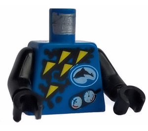 LEGO Azul Minifigura Torso (973 / 73403)