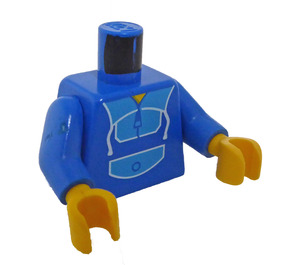 LEGO Modrá Minifigurka Trup s Jogging Oblek (973)