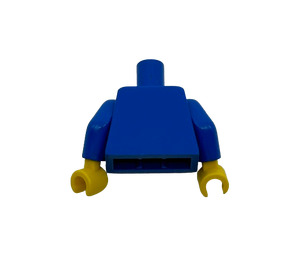 LEGO Modrá Minifigurka Trup s Octan logo a "Oil" s obrácenými barvami loga (973 / 3814)