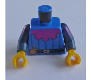 LEGO Blau Minifig Torso mit Pinstripes und Money Pouch (973)