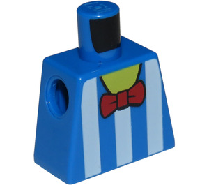 LEGO Azul Minifigura Torso sin brazos con Decoración (973)