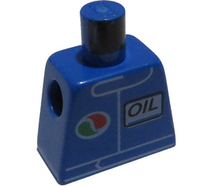 LEGO Blue Minifig Torso without Arms with Octan logo and OIL decoration (973)