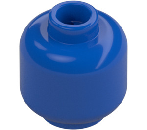 LEGO Blue Minifigure Head (Safety Stud) (3626 / 88475)