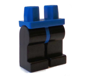 LEGO Blau Minifigur Hüften mit Schwarz Beine (73200 / 88584)