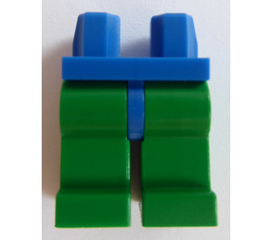 LEGO Blauw Minifigure Heupen met Green Poten (30464 / 73200)