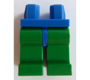 LEGO Blå Minifigur Hofter med Grøn Ben (30464 / 73200)