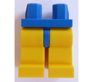 LEGO Blauw Minifigure Heupen met Geel Poten (73200 / 88584)