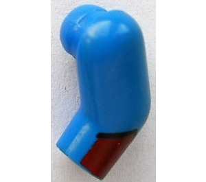 LEGO Blue Minifigure Left Arm with Bespin Guard Decoration (3819)
