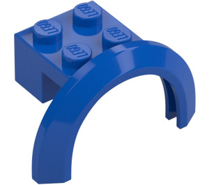 LEGO Blauw Spatbord Steen 2 x 2 met Wiel Boog  (50745)