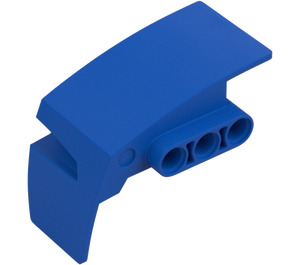 LEGO Blauw Spatbord Paneel 3 Rechts (61070)