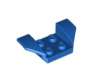 LEGO Blue Mudguard Plate 2 x 2 with Flared Wheel Arches (41854)