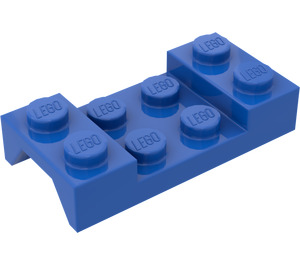 LEGO Blue Mudguard Plate 2 x 4 with Arch without Hole (3788)