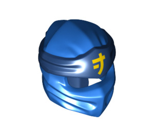 LEGO Blue Ninjago Wrap with Dark Blue Headband with Gold Ninjago Logogram (40925 / 52760)