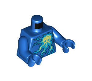 LEGO Blue NRG Jay Torso (973 / 76382)