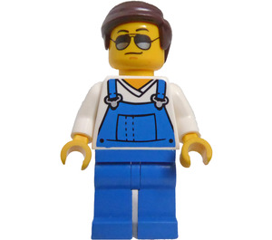 LEGO Blau Overalls Minifigur