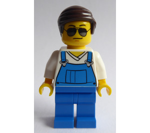 LEGO Blau Overalls Minifigur
