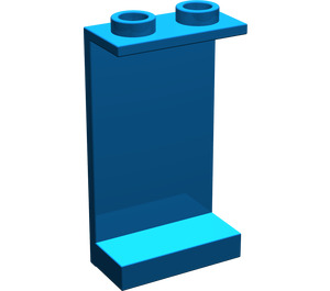 LEGO Blauw Paneel 1 x 2 x 3 zonder zijsteunen, holle noppen (2362 / 30009)