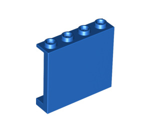 LEGO Blau Panel 1 x 4 x 3 mit Seitenstützen, Hohlbolzen (35323 / 60581)