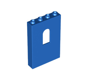 LEGO Blauw Paneel 1 x 4 x 5 met Venster (60808)