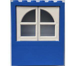 LEGO Blå Panel 2 x 6 x 6 with Window and Panes (75547)