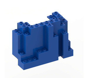 LEGO Bleu Panneau 4 x 10 x 6 Osciller Rectangular (6082)