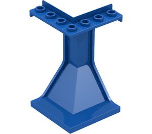 LEGO Blauw Paneel 4 x 4 x 6 Hoek Concave (2467)