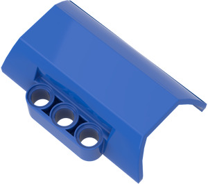 LEGO Blue Panel 4 x 6 Side Flaring Intake with Three Holes (61069)
