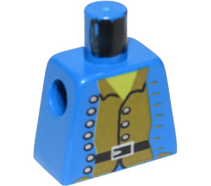 LEGO Blauw  Piraten Torso zonder armen (973 / 3814)