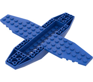 LEGO Blue Plane Bottom 18 x 16 x 1 x 1 1/3 (35106)