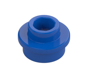 LEGO Blauw Plaat 1 x 1 Rond met Open nop (28626 / 85861)