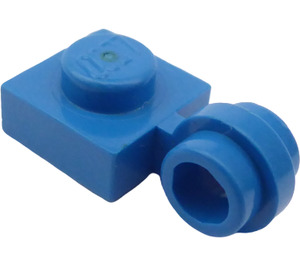 LEGO Blau Platte 1 x 1 mit Clip (Dünner Ring) (4081)