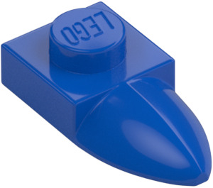 LEGO Blue Plate 1 x 1 with Tooth (35162 / 49668)