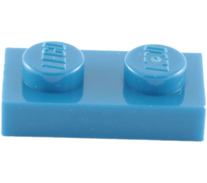 LEGO Bleu assiette 1 x 2 (3023 / 28653)