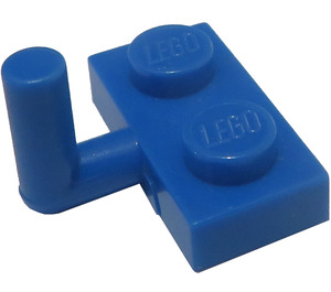 LEGO Bleu assiette 1 x 2 avec Crochet (Bras horizontal de 6 mm) (4623)