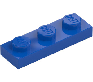 LEGO Blue Plate 1 x 3 (3623)