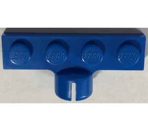 LEGO Blauw Plaat 1 x 4 met Kogelgewrichtkoker (Kort met 4 slots) (3183)