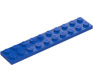 LEGO Blauw Plaat 2 x 10 (3832)