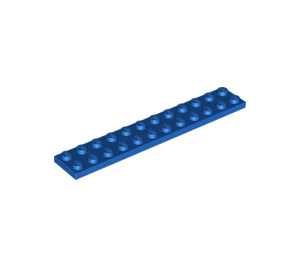 LEGO Bleu assiette 2 x 12 (2445)