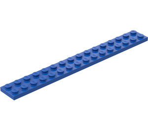 LEGO Blauw Plaat 2 x 16 (4282)