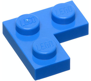 LEGO Blauw Plaat 2 x 2 Hoek (2420)