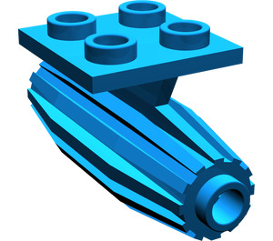 LEGO Blauw Plaat 2 x 2 met Straalmotor (4229)