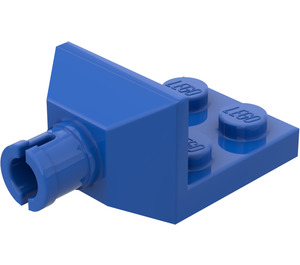 LEGO Bleu assiette 2 x 2 avec Épingle for Helicopter Queue Rotor (3481)