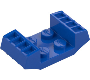 LEGO Blauw Plaat 2 x 2 met Verhoogd Grilles (41862)