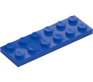 LEGO Blue Plate 2 x 6 (3795)