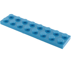 LEGO Blau Platte 2 x 8 (3034)
