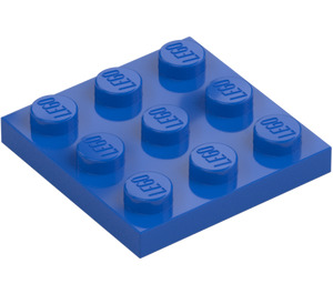 LEGO Blå Plate 3 x 3 (11212)