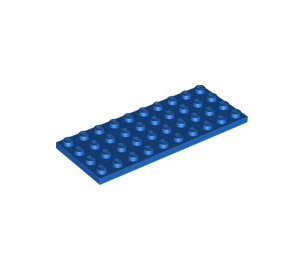 LEGO Blue Plate 4 x 10 with Groove