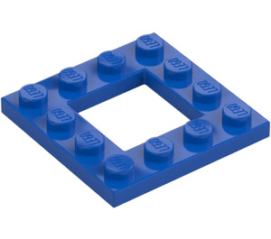 LEGO Blu Piastra 4 x 4 con 2 x 2 Open Centro (64799)