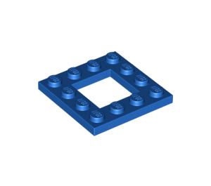 LEGO Blauw Plaat 4 x 4 met 2 x 2 Open Midden (64799)
